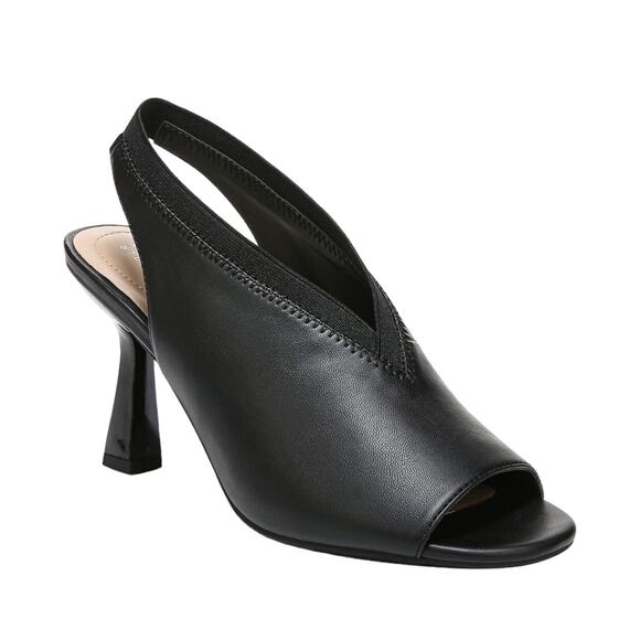 Alfani Women's Ceal Peep Toe Slingback Heels Black Size 6 - Picture 1 of 3